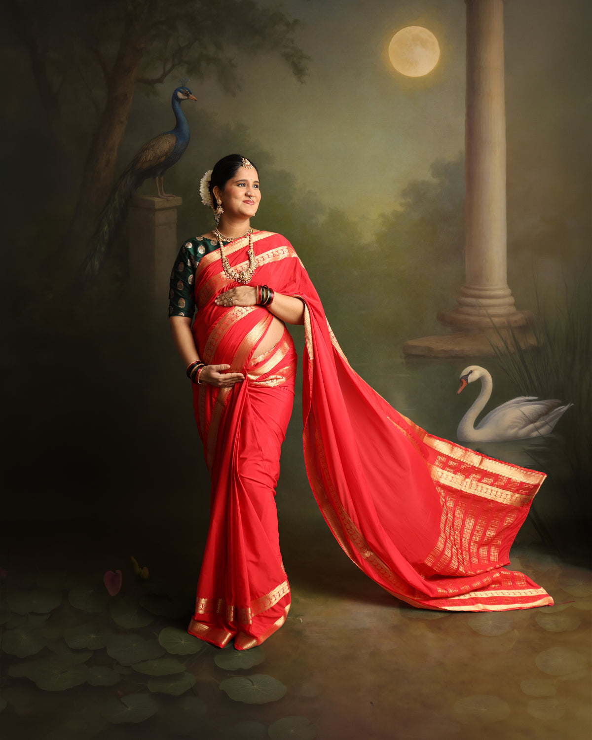 Maternity Combo – Traditional + Solid Backdrop